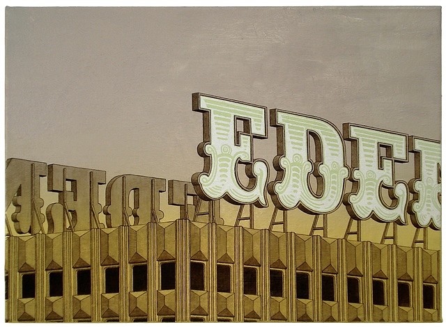 Hendrik Krawen
Edenhouse, 2012
oil on canvas, 15 7/10 x 21 7/10 in.