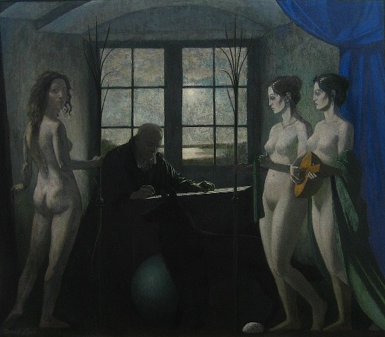 David Loeb
Artist & Muses, 2010
oil on canvas, 56 x 64 in.