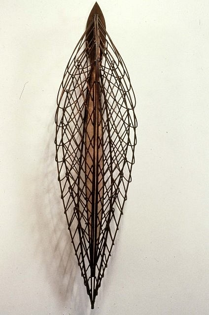 Kathy Goodell
Cathexis, 1989
copper, copper mesh, 66" H x 22" W x 14" D