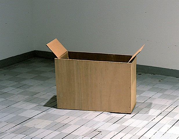 Hans Accola
Box, 2000
wood, cardboard, nails, 19 x 22 x 11 3/4 in.