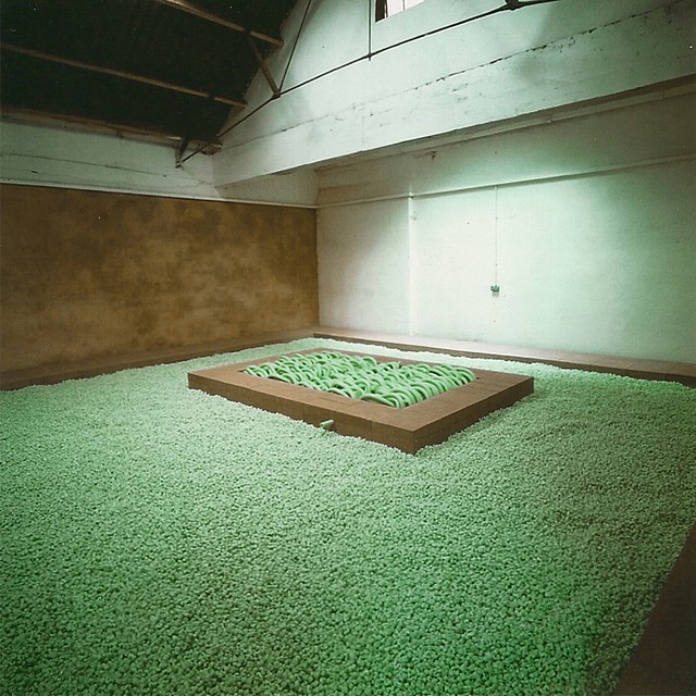 Keith Ball
Wish You Were Here, 1996
Packaging materials, Insulation Foam, Cement, Breeze blocks, Variable