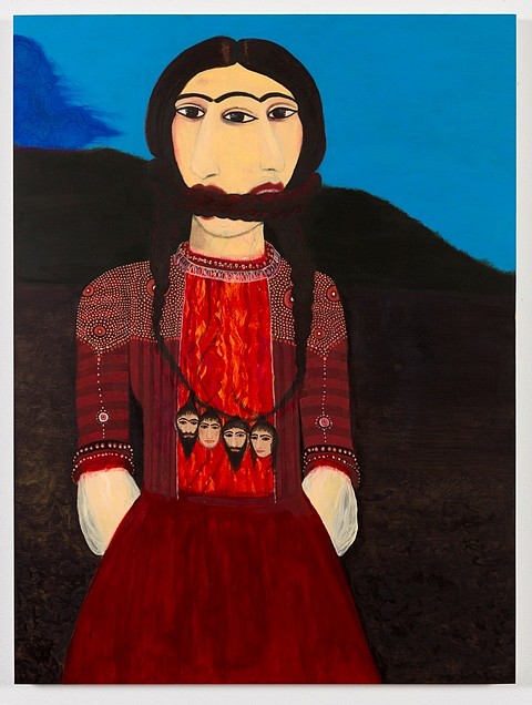 Samira Abbassy
Bound By Her Fate, 2013
oil on gesso panel, 24 x 18 in.