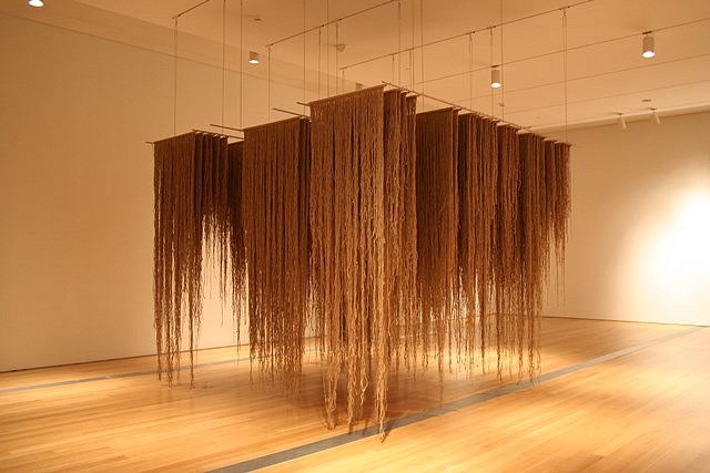 Natalie Dunham
No. 87.21941.15_T, 2011
twine, wood and hardware, 108 x 144 x 144 in.