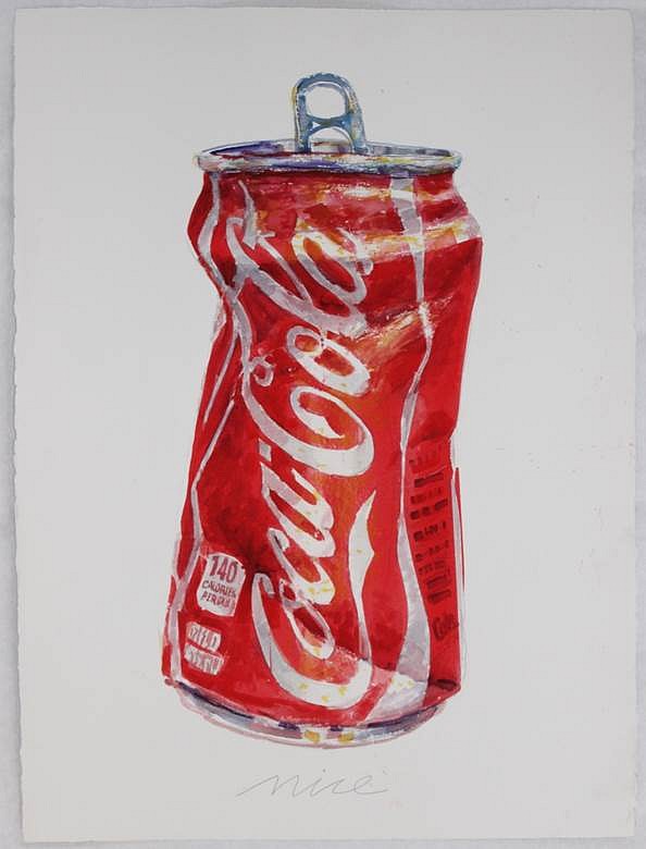 Don Nice
Coke Can, 2014
watercolor, 30 x 22 1/2 in.