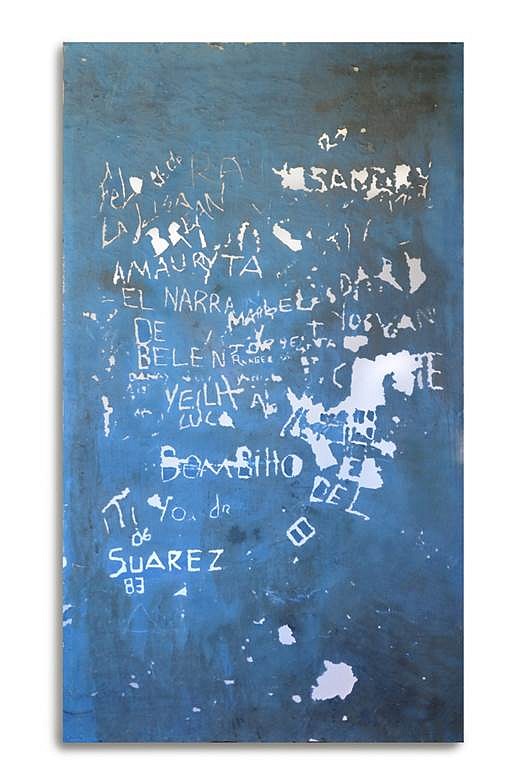 Pablo Rasgado
Untitled (Habana), 2007
Acrylic, dust and undecipherable materials on canvas, 114 x 201 1/2 in.