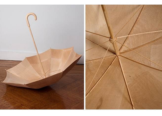 Jonathan Brand
Lost Umbrella 3, 2013
CNC Carved Basswood, 32 x 33 1/22 x 33 1/2 in.