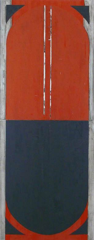 Mark Brown
October Red I, 2013
oil on panels, 40 x 16 in.
