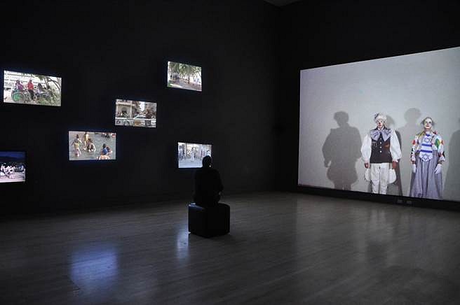 Aziz + Cucher
Aporia, Pure and Simple, 2012
7-channel video installation (installed at the Indianapolis Museum of Art), 84 x 132 in.