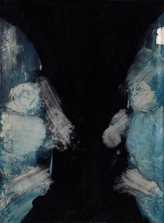 Lloyd Durling
First Date, 2015
Oil on glassine, 6 x 4 in.