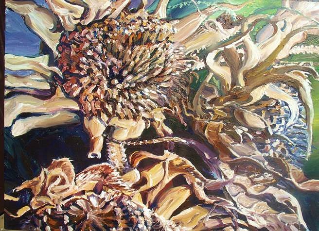 Bryant Tillman
The Sunflowers, 2016
acrylics on canvas, 30 x 40 in.