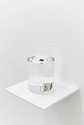 Zarouhie Abdalian, Buoy
2014, whistle, cork ball, glass, water