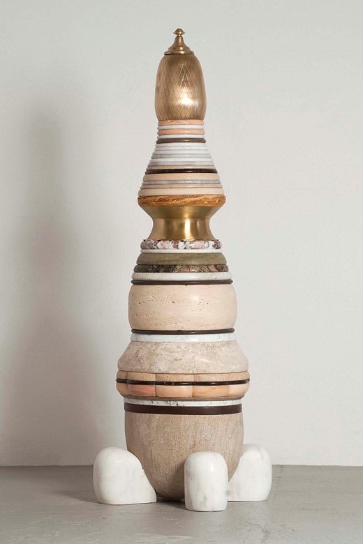 Don Porcaro
Talisman 17, 2016
marble and brass, 49 x 17 x 14 in.