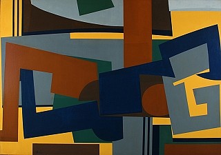 Mavis Pusey
Puriv, c.1960's
oil on canvas, 39 1/2 x 56 1/2 inches