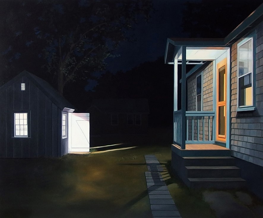 Linda Pochesci
Night, Backyard, 2015
oil on canvas, 54 x 68 in.