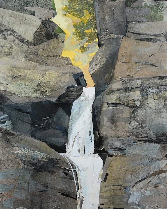 Mariella Bisson
Sunlight, Water and Gravity, 2010
mixed media on linen, 60 x 48 in.
