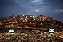 Shimon Attie, LAND LORD
2014, Two on-location custom made light boxes, looking onto Israeli settlement Har Homa from Palestine Village Umm Tuba, annexed by Israel in 1967