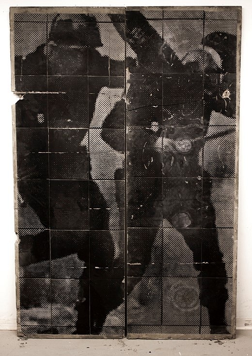 Ramón Miranda Beltrán
Practical people and Practical Ideals, 2011
photo transfer on concrete, 48 x 72 in.
