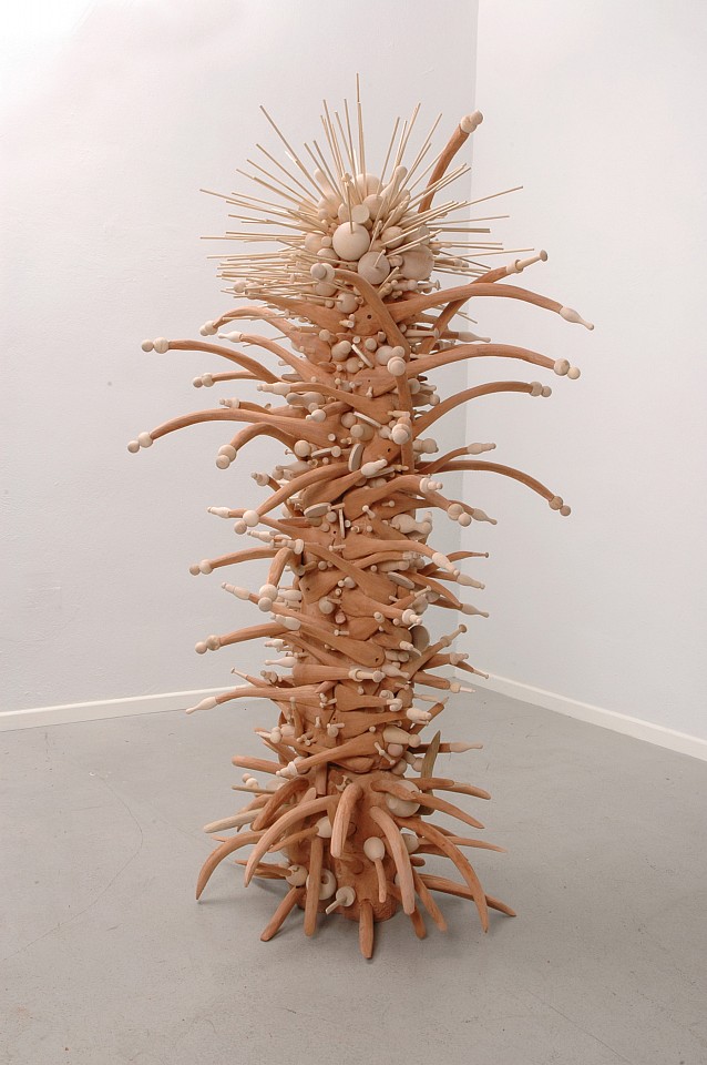 Melquiades Rosario
A palm for the intrepid cuban, 2005
wood, 5 feet x 30 inches x 36 inches