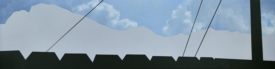 Lillian Bayley Hoover
Untitled, 2018
oil on panel, 12 x 48 in.