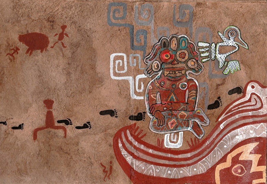 Jesus Mora
Civilization, 2018
gouache on handmade paper, 8 x 12 in.