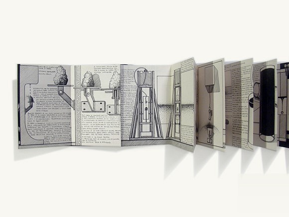 Nicola Toffolini
Taccuino progettuale: Erosione [Study notebook: Erosion], 2013/2017
pen on leporello pocket album, 49.25.51 x 3.54 inches