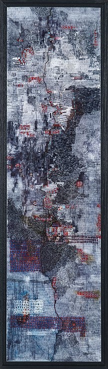 Kristina Page
Across, 2016
pen on perspex, 21 x 6 in.