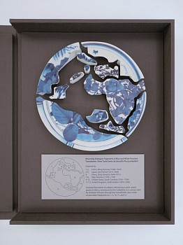 Bundith Phunsombatlert - Returning Dialogue: Fragments of Blue and White Porcelain (Transatlantic Slave Trade Series)