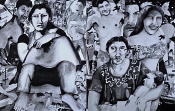 Askok Kumar Gopalan - Surroundings in a lax World (Diptych)