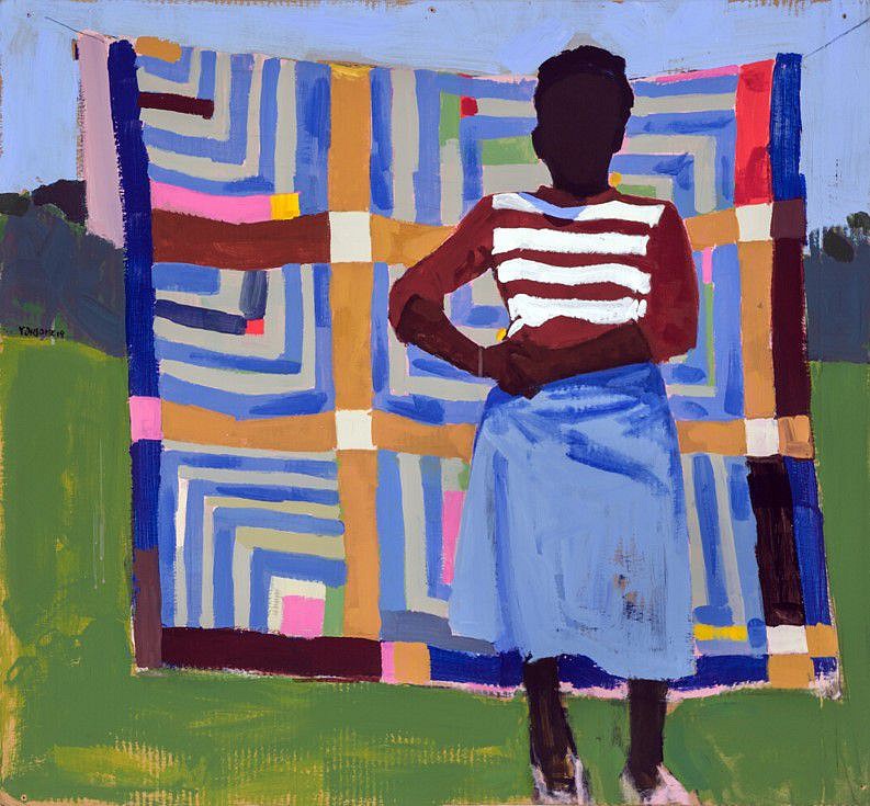 Ransome
Quilter from Gee's Bend, 2019
acrylic on board, 40 x 48 in.