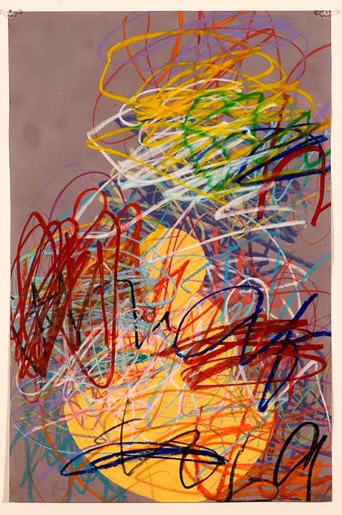 Louisa Chase
Absraction, 2009
oil stick on paper, 40 x 25 in.