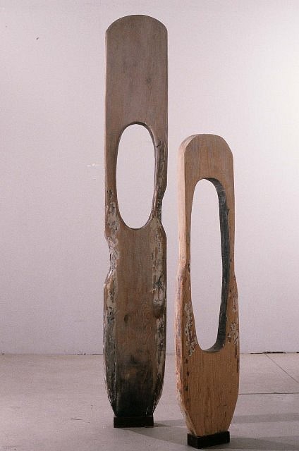 Susan Mastrangelo
Protected Innocence, 1989
wood, 70 x 24 x 5 in.