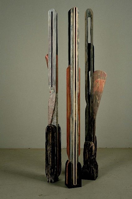 Susan Mastrangelo
Eyes of the Needle, 1990
wood, wax, paint, 72 x 48 x 36 in.