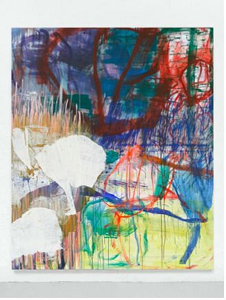 Ina Gerken
Nymphea, 2021
acrylic and silk paper on canvas, 94 x 79 in.