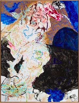 Oliver Lee Jackson
No. 2, 2020 (7.7.20), 2020
oil-based paints, chalk, on gessoed panel, 95 x 72 in.