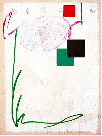 Georges Le Chevallier
Chiles en Nogada (after Chef Angela Salamanca), 2018
Coffee, Acrylic and Aerosol Paint, Graphite, on Canvas, 48 x 36 in.