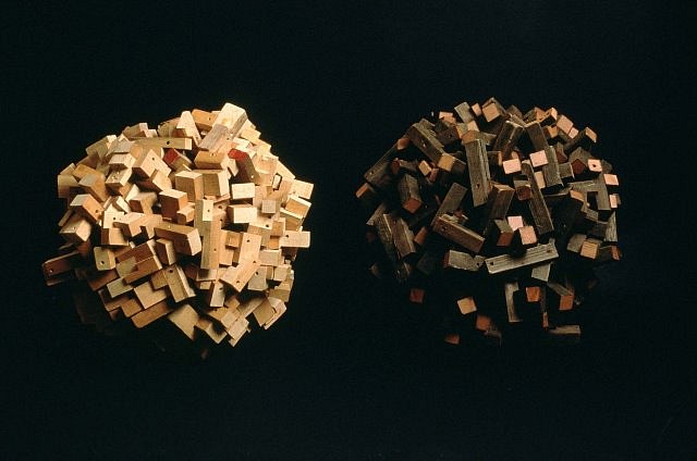 Sylvia Benitez
Composite Wooden Balls, 1998
found material, 32"" Diameter