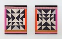 Paolo Arao, Lucky Star (Diptych)
2018, sewn canvas and cotton