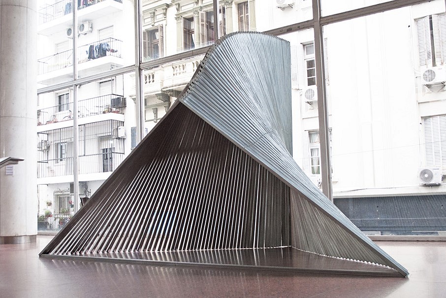 Camilo Guinot
Axial Structure, 2018
galvanized steel profiles, 118 x 118 x 216 in.