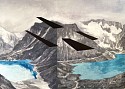 Aleksandar Popovic, New Territories 3
2022, oil and wax on linen