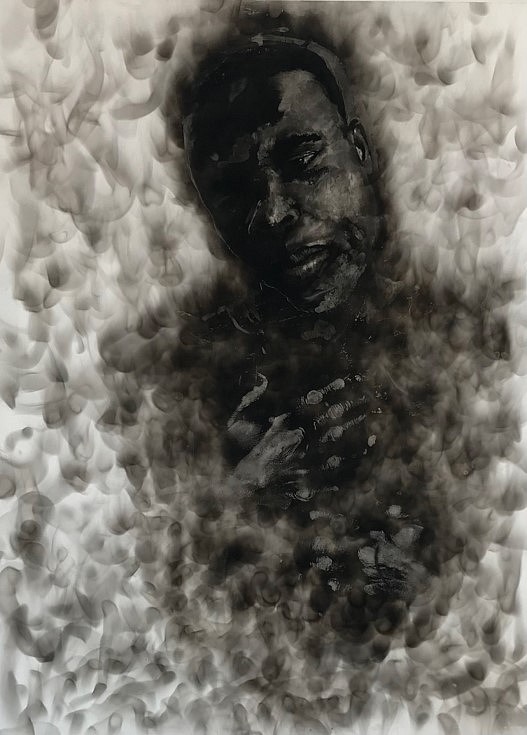 Charles Suggs
Impression, 2023
smoke on mounted panel, 22 x 30 in.