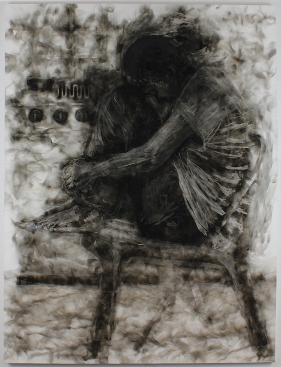 Charles Suggs
Thanksgiving, 2023
smoke on canvas, 36 x 48 in.
