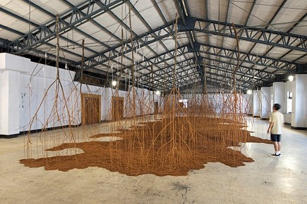 Yasuaki Onishi
Vertical Emptiness DP, 2019
tree, rope, soil, other, 3.5 meters x 5.5 meters, 12 meters