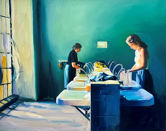 Leticia Sánchez Toledo
From the Dark Room series, 2022
oil on linen, 30 x 24 in.